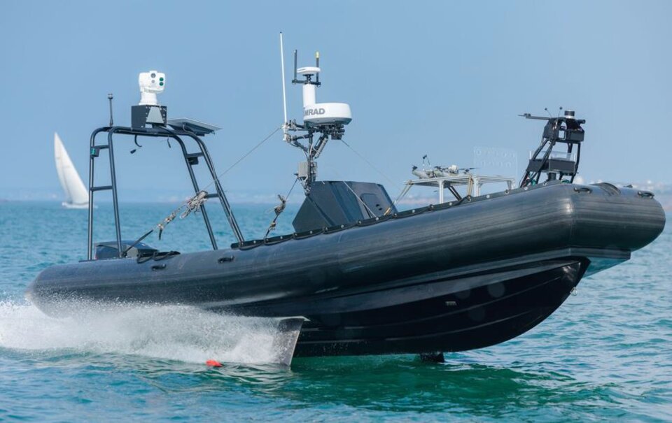 ARGOS Naval USV at sea